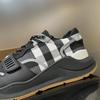 Luxury Low Top For Men Trainers Black Genuine Leather Sports Heels Flats Sneakers Runner Driving Shoes Footwear
