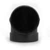 75mm Parking Heater Warm Air Ducting Pipe Elbow Outlet Connector Black Plastic Car Heater Replacement Accessories