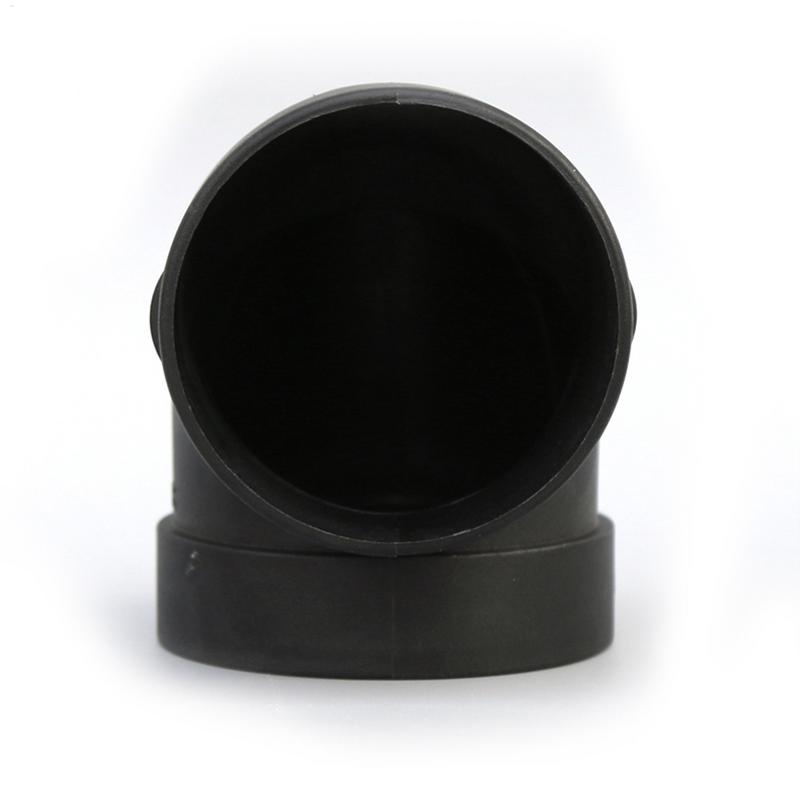 75mm Parking Heater Warm Air Ducting Pipe Elbow Outlet Connector Black Plastic Car Heater Replacement Accessories