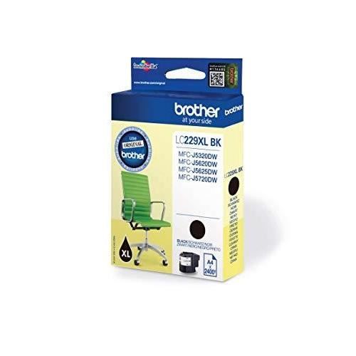 Cartouche d'encre - BROTHER - LC-229XLBK - Noir - Compatible MFC-J5320DW - Pack de 1