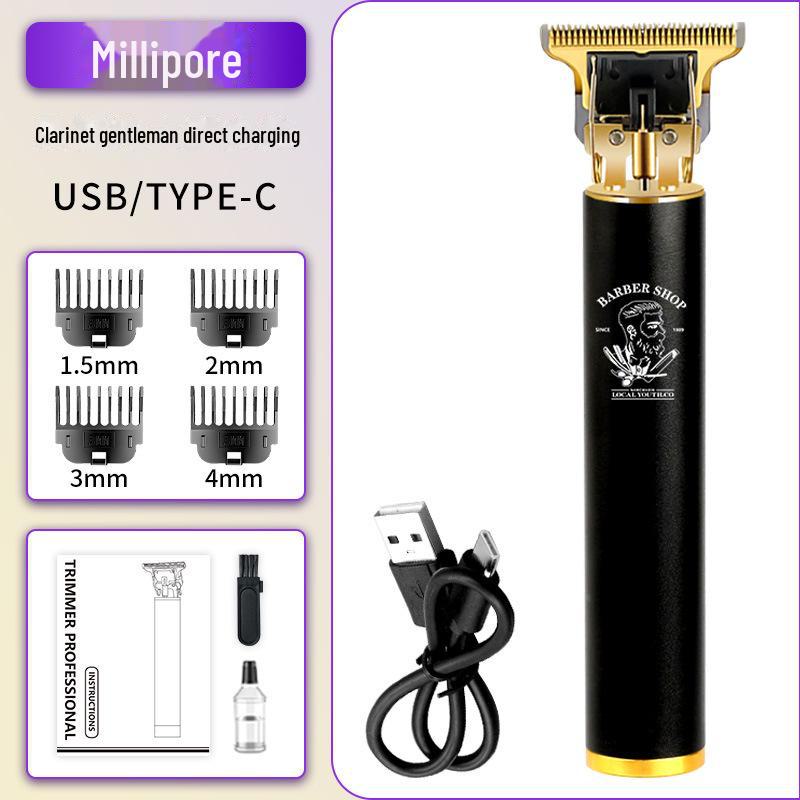 

Трансграничная электрическая машинка для стрижки T9 для стрижки налысо, масляной головы и художественной стрижки. Clarinet Gentleman Hair Clipper