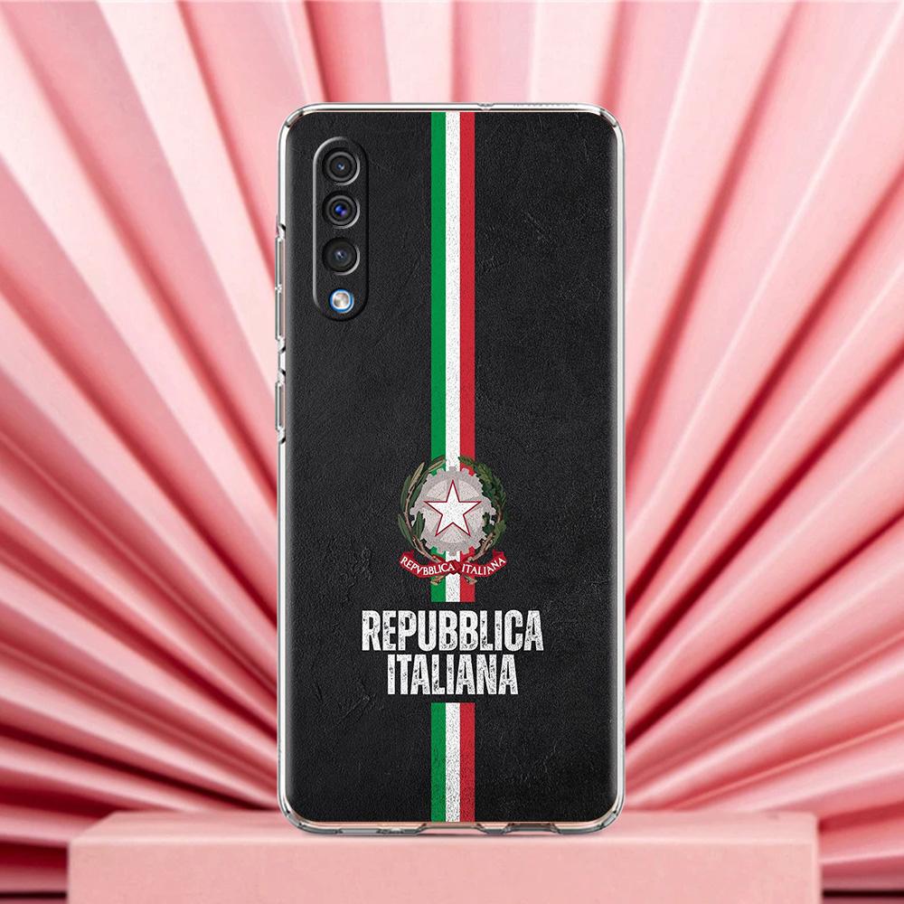 Phone Case For Samsung A56 A36 A26 A24 A16 A14 A12 A32 A50 A70 A20E A22 A40 A34 A54 A42 A52 5G A04s A06 Cover Italian flag