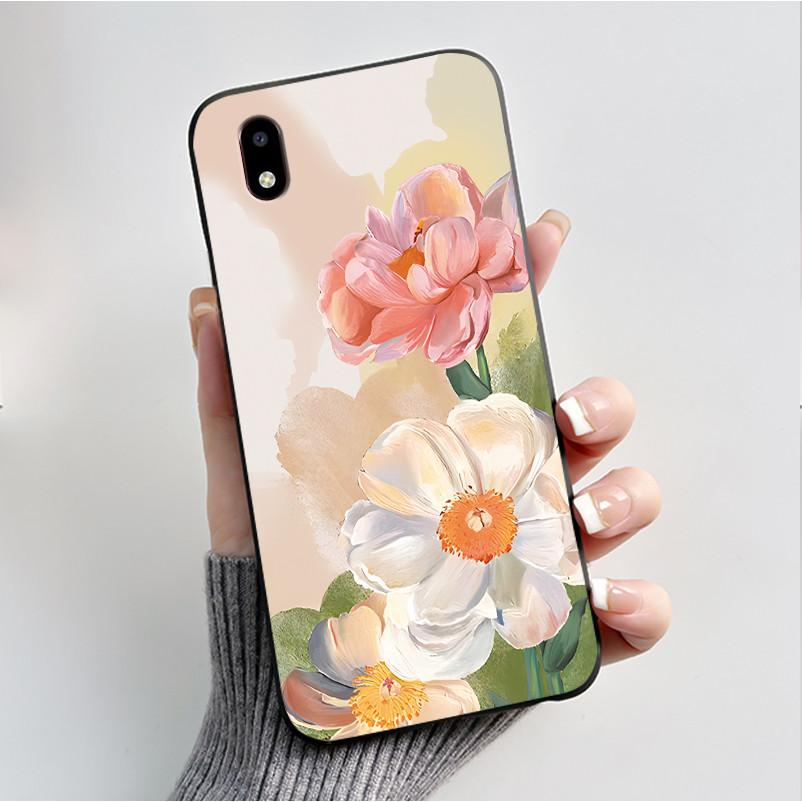 Hülle Für ZTE Blade A3 2020 Handyhülle Schutzhülle Weiches Silikon Schwarz Tpu Ästhetisch Luxus Mode Schmetterling Blumen Rückseite