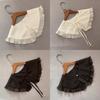 Polyester Silk Womens Ruffled Chiffon Collared Cape For Autumn Winter Fashion Accessories