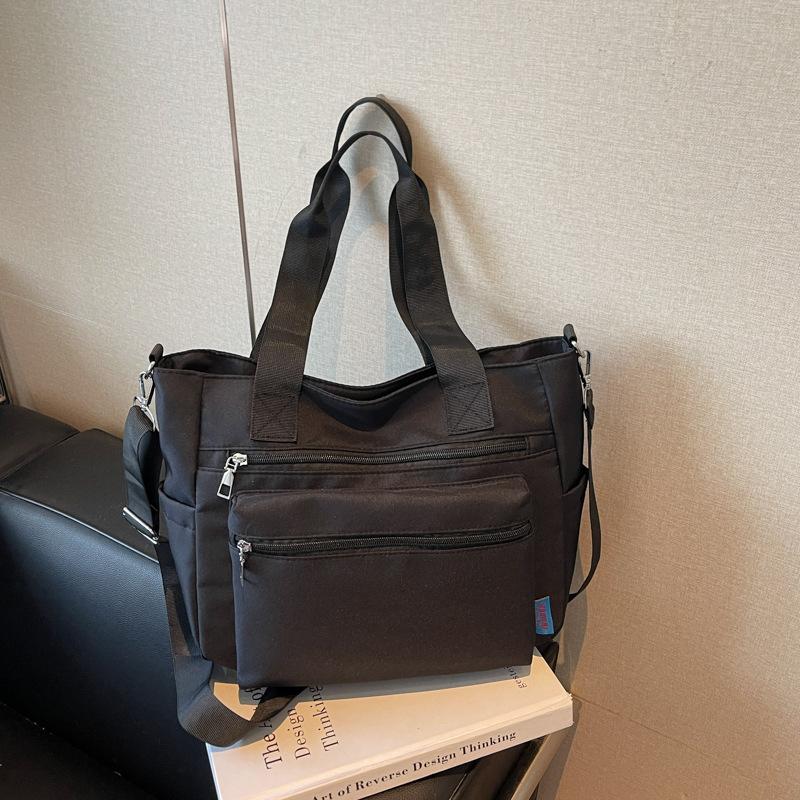 New fashionable large-capacity bag, mother casual messenger tote bag, dance yoga bag, shoulder women's bag.