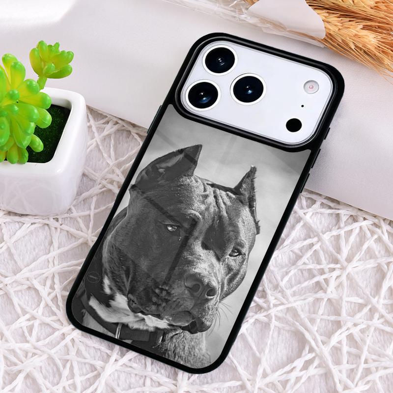 Pit Bull Lovely Pet Dog Pitbull Soft Shockproof Phone Case for iPhone 17 Air 16e 15 11 12 14 13 Pro Max Cover Coque