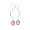 Wedding Gift Morganite Gemstone 925 Sterling Silver Jewelry Handmade Earrings EE-43-11