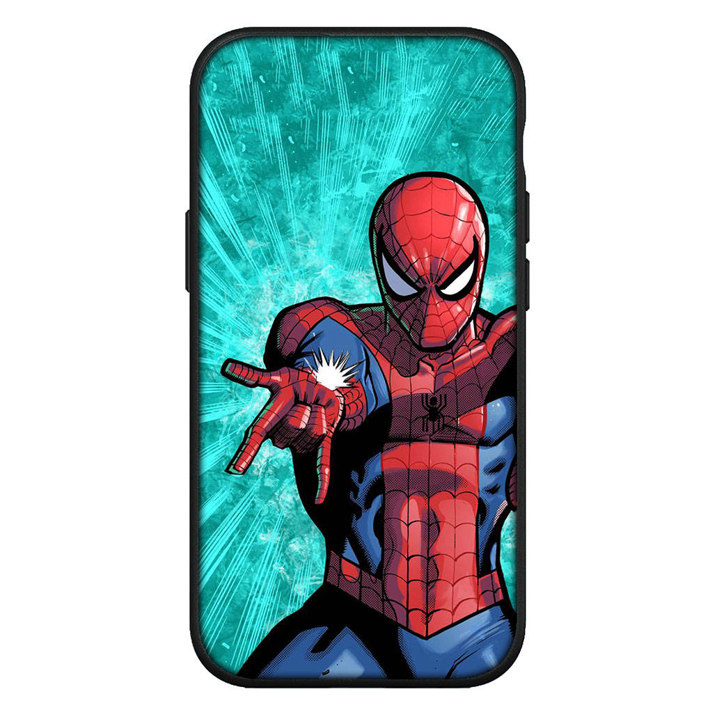 

для iPhone 16 15 X XR Samsung Galaxy S24 S23 Plus Xiaomi Redmi Note 13 12 11 Pro Max 9 14 OPPO Huawei Cover SpiderMan Red Marvel Spider Man Phone Case for iPhone 15 Pro Max