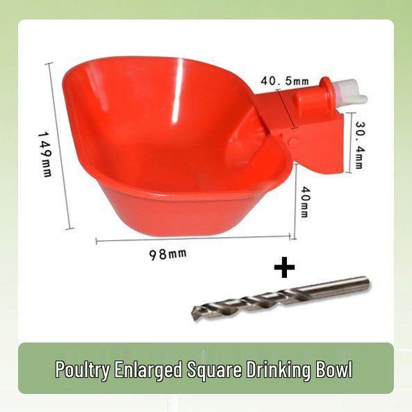 

Extra Large Automatic Waterer & Feeder for Chickens, Ducks, Geese, Cats, Dogs, Rabbits, and Pigeons - Thickened Design.