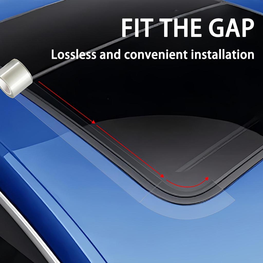 Soltakstätningslist Bilsoltak Vädertätningstejp Vattentät Tätningslist Biltillbehör För Skydd Daglig