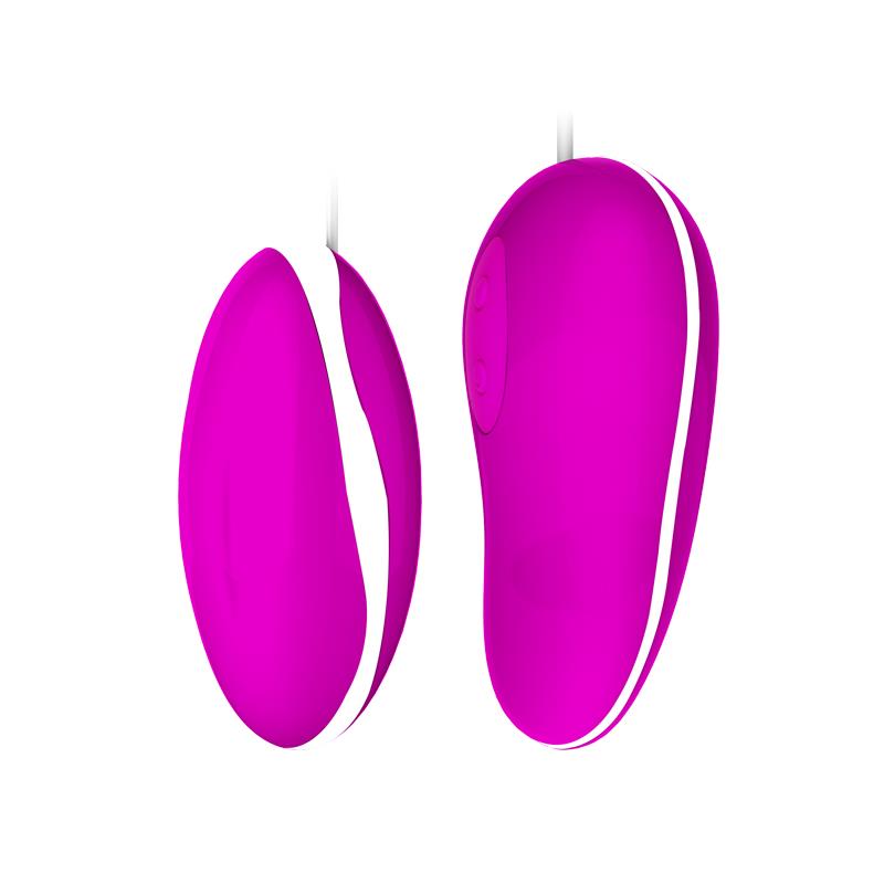 Avery Pink and White Vibrating Egg