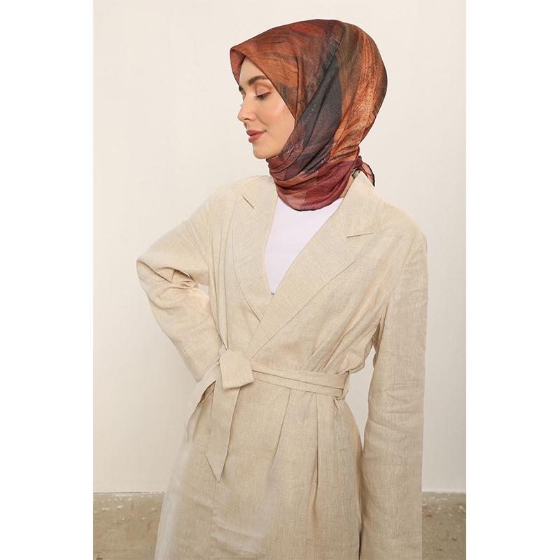 

Мягкий шарф ShantuQ Digital Color Transition Оранжево-коричневый