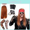 Heavy Metal Rock Cosplay Costume With Sunglasses For Adults And Kids