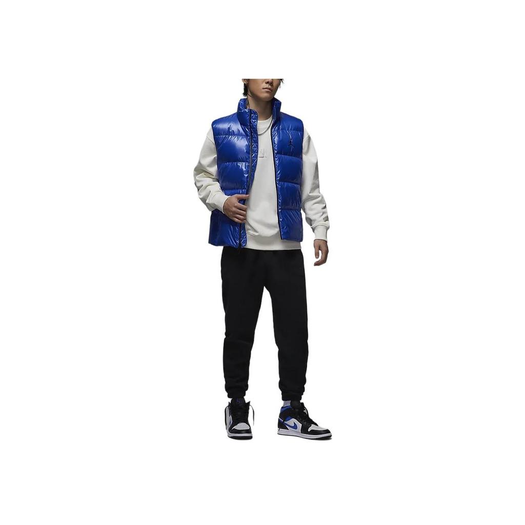 Jordan Flight Logo Stand Collar Warm Comfortable Vest Men Vest Game-Royal FV7274-480