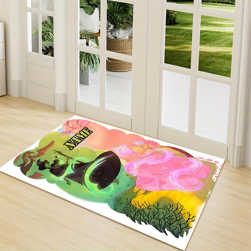 Custom Name Magic City Carpet Rug Customizable Soft Washable Anti-Slip Home Living Room Sofa Mats Personalized Rug. 0909329