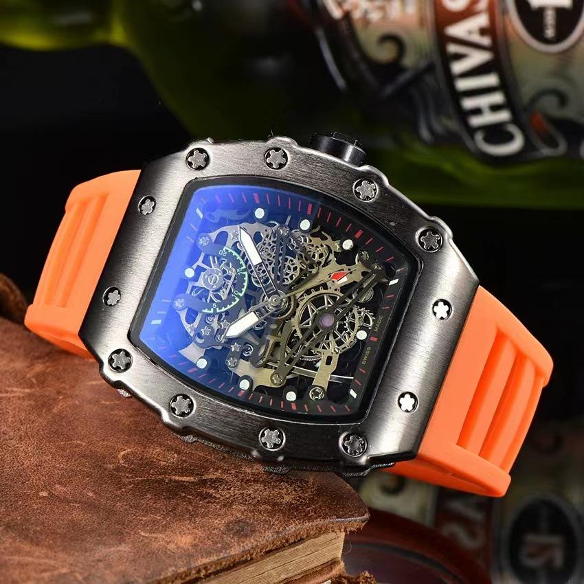 Best-Selling New Richard Skeleton Barrel Sport Men's Watch