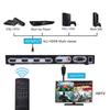 HDMI Screen 4 1080P Audio Channel RS232 for Engineers and ES-Tune Splitter, Inputs/1 Output, Compatible, 6-Split Mode, Switching, Control, Monitoring.