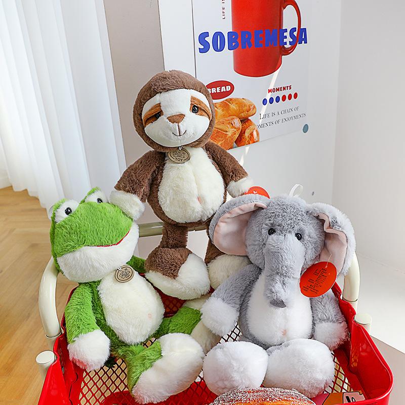 Jungle Series Doll Elephant Lion Sloth Koala Animal Doll Children'S Soothing Pillow Gift