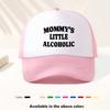 Mutti's Kleiner Alkoholiker Trucker Cap Lustiger Aufdruck Mesh-Rückenteil Baseballkappe Lässig Verstellbar Erwachsener