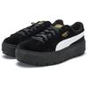 Puma Platform Comfortable Versatile Durable Low-Top Sneakers Women Sneakers Black 406752-01