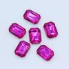 Octagonal Long Gem Crystal Glass Rhinestone for Clothing, Shoes, Phone Stickers, DIY Jewelry Accessories