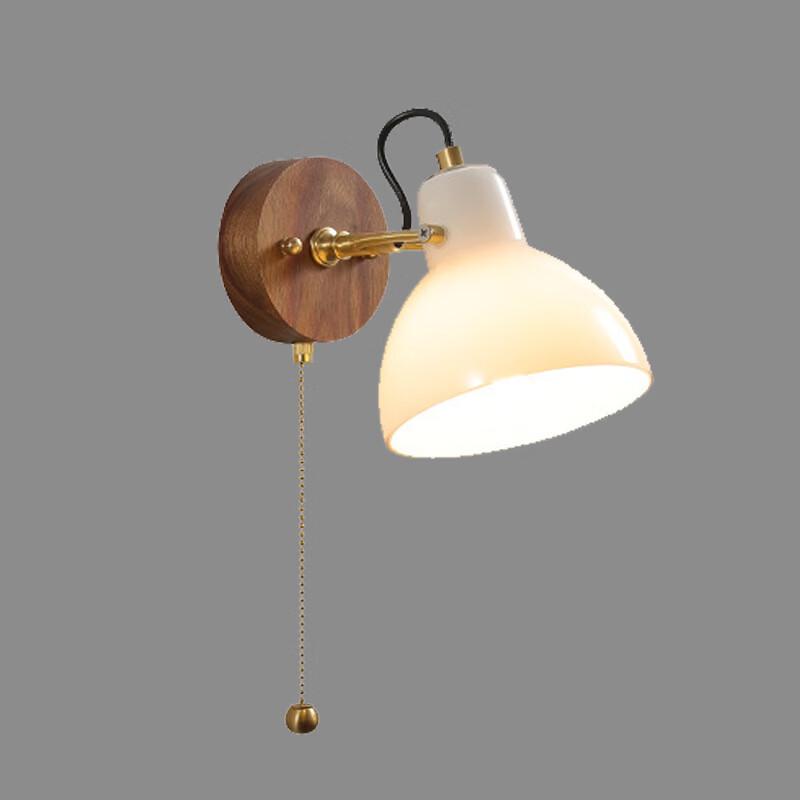 Mengpao LED Walnut Wall Lamp