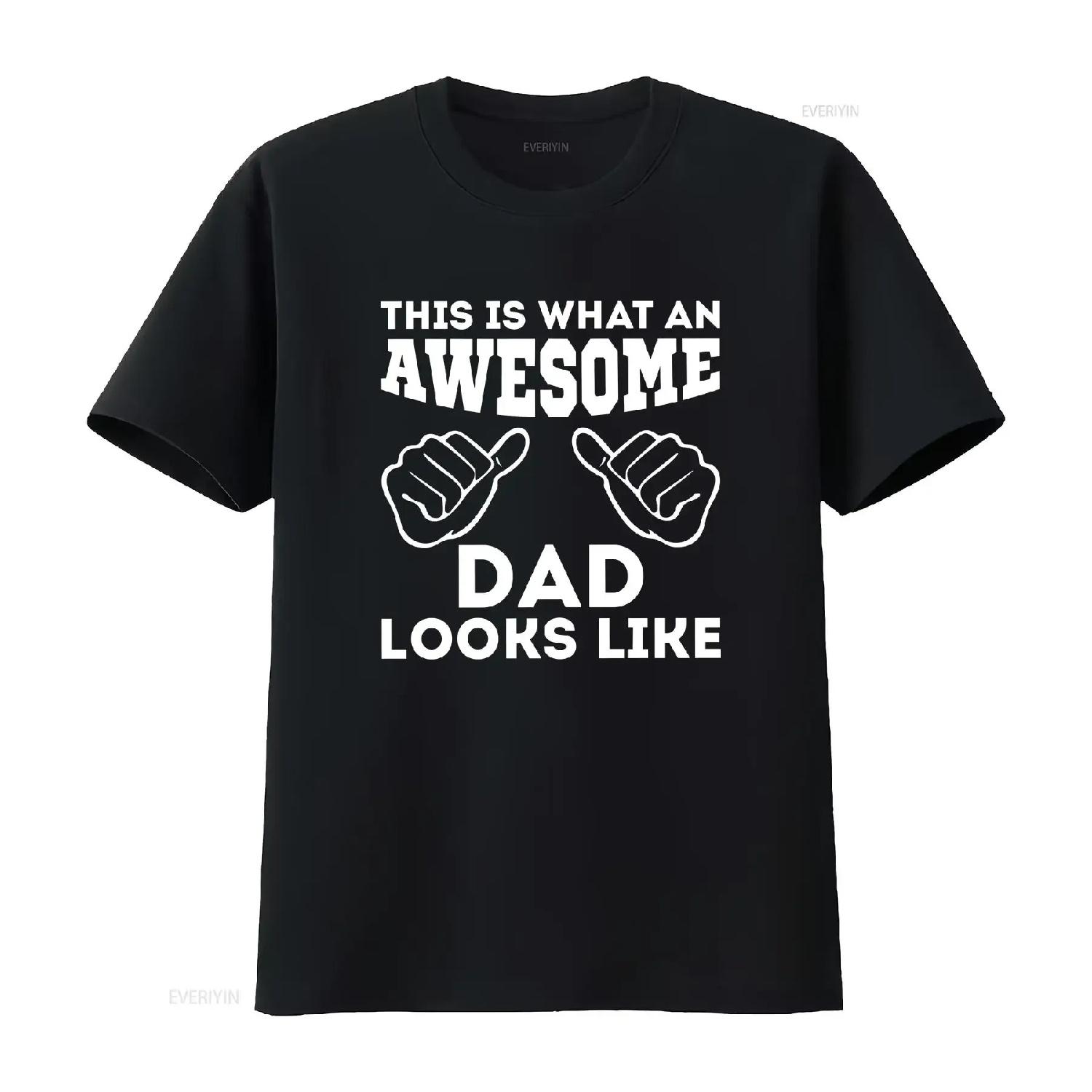 

Awesome Dad T shirt Best Jokes Funny for New Fathers day vintage Washed Top For Everyday Wear Comfortable graphic Stretched XXXXXL чорний
