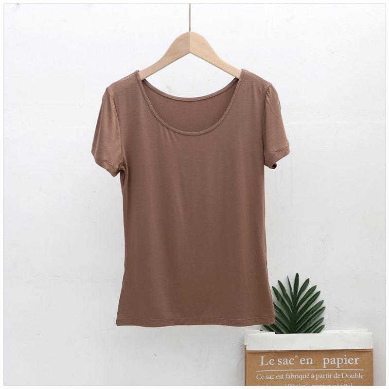 Korean Style Women’s Large U-Neck Backless Top – Short-Sleeved, Sexy, All-Match Nightclub Wear.