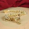 3D Printed Chinese Dragon Figurine Movable Joints Golden Loong Figure Articulated Dragon
