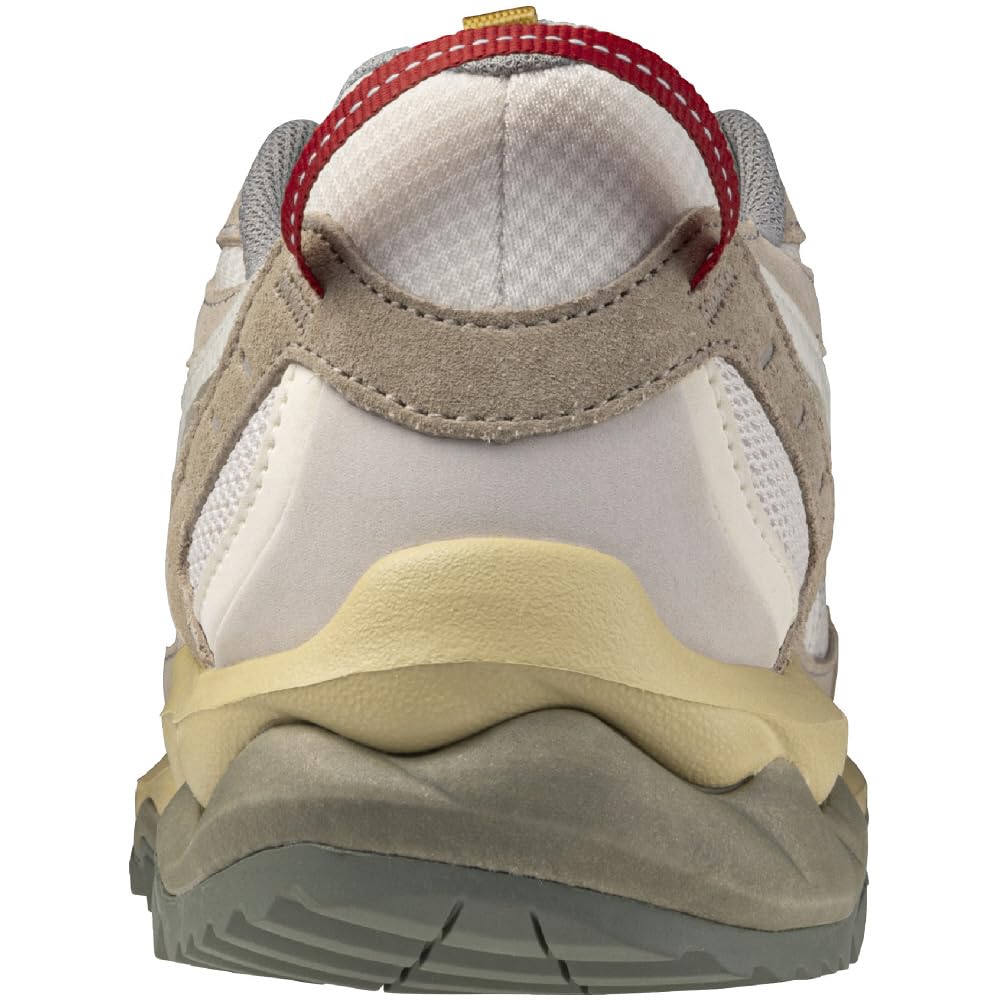 Mizuno Wave Mujin TL Perfect for and Dark Beige x x Size 2E Sneakers, Commuting, School, Lifestyle, Stylish, Off-White Orange, 28.0 cm,