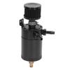 Oil Catch Tank Black Environmentally Friendly Highly Effective Air Oil Separator Tank Reservoir Kit Universal for Cars
