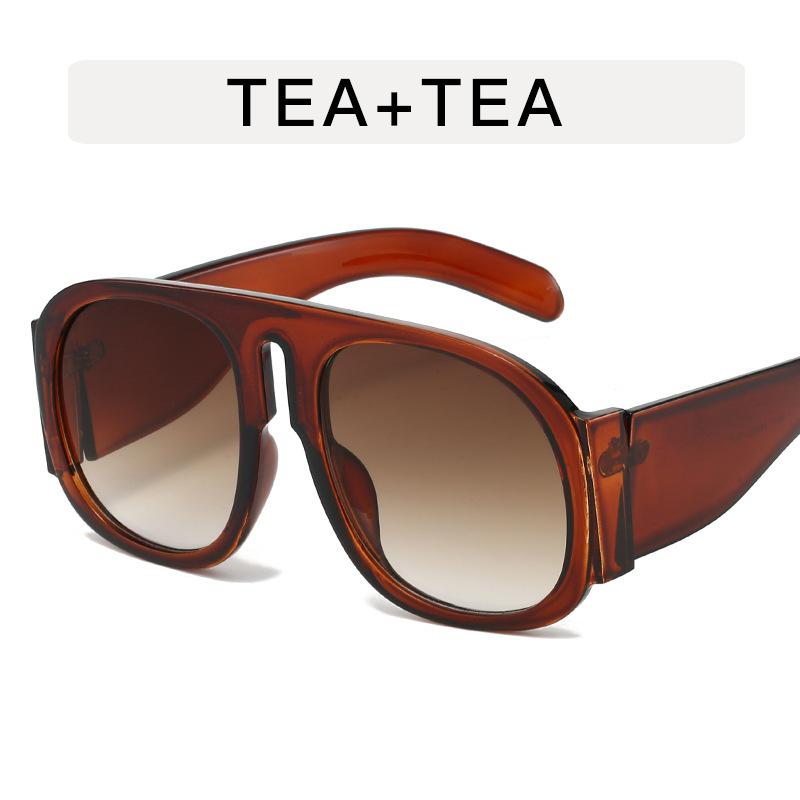 Vintage Luxury Brand Designer Sunglasses Oversized Pilot Sun Glasses Women For Men Shades Big Frame Popular Eyewear Uv400