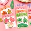 1 Piece Kawaii Stationery Natural Plant Leaf Sticky Note Memo Pad Office Planner Sticker School Supplies