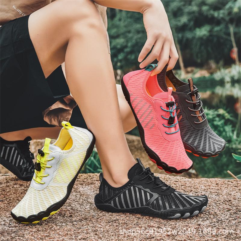 2025 summer new men's and women's outdoor sports shoes breathable and wear-resistant mountaineering shoes quick-drying creek shoes wading shoes non-sl