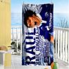 Ronaldo's Dynamic Leap Beach Towel Soft Durable Quick-Dry Comfortable Lightweight Portable for Swimming,Beach,Camping, Travel, Beach Accessories,Gym