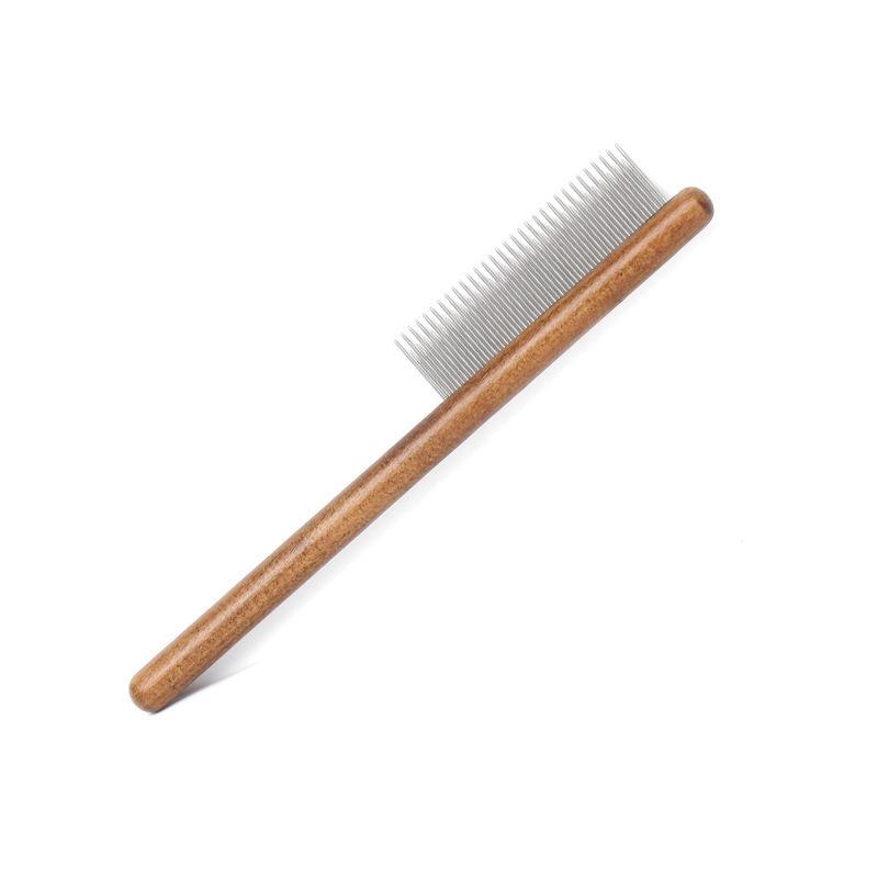 Pet Comb Manufacturer Comb Row Comb Cat Dog Hair Removal Solid Wood Comb Cleaning Beauty Flea Hair Removal
