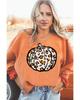 Azura Exchange Leopard Graphic Corded Sweatshirt