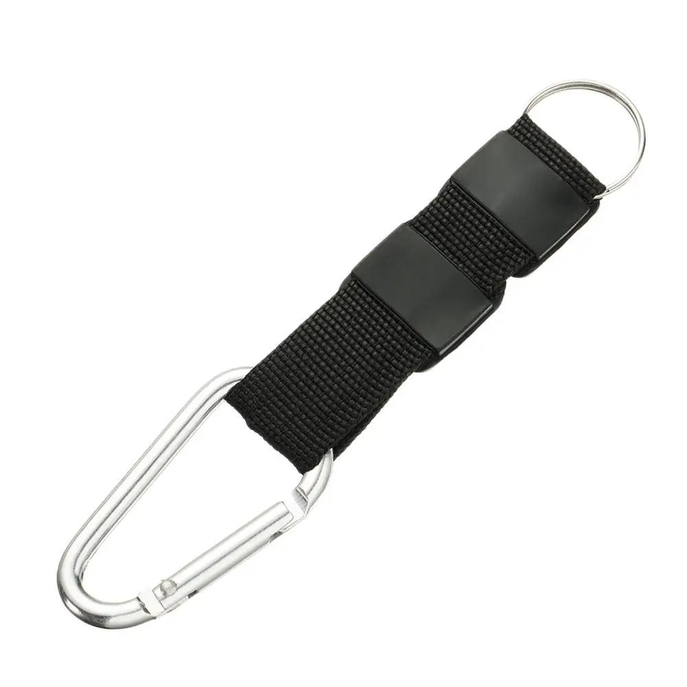 1pc Survival Multifunction Outdoor Hiking Compass Thermometer Carabiner W Keychain Mini Carabiner Hanger DIY Key Ring