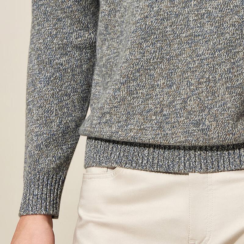 Antonio Men's Heavyweight 100% Merino Wool Cable Knit Pullover Sweater