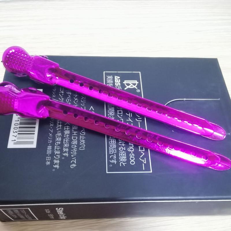 12pcs Salon Professional Hair Clips  Alligator Hair Clips Duckbill Sectioning Clamps Styling Wave Tool for Barber Hair Accessory
