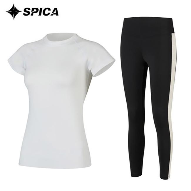 Seupika Yoga Set T-Shirt Yoga Leggings Spa528840