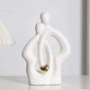 Abstract Character Ornaments Simple Lovers Sculpture Nordic Style Miniatures Figurine  Gift