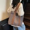 Large Capacity Canvas Travel Bag Commuter Shoulder Bag Shopping Bag Women's Handbag