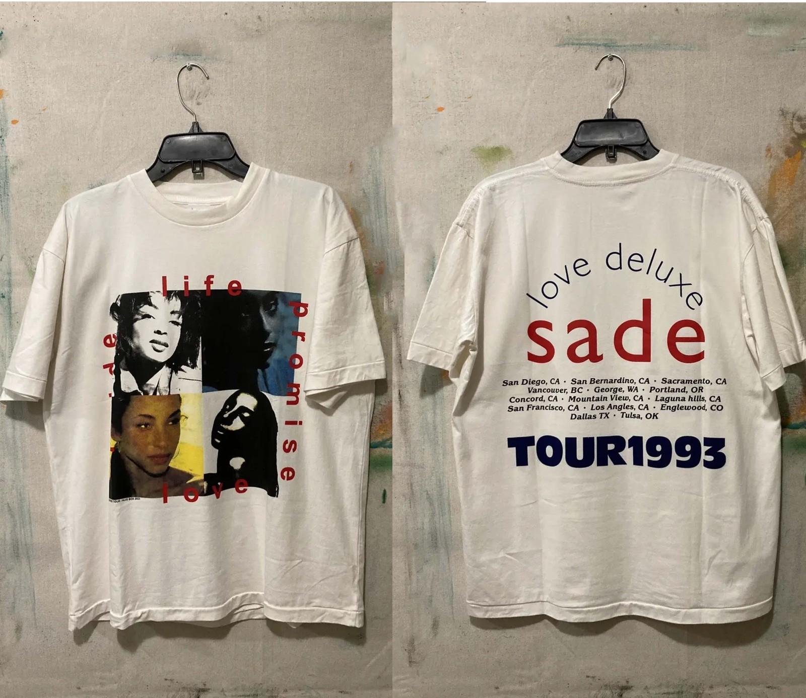 NEW!!! Vintage 1993 Sade Love Tour 1993 T-Shirt, Fan gift Unisex T-Shirt S
