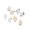 10Pcs Earring Backs Crown Earrings Backings Replacements Hypoallergenical Earrings Support Jewelry Making Accessories