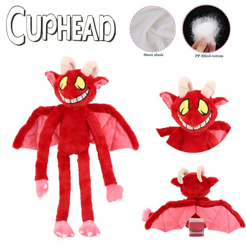 Cuphead Secreto Red Demon Plush Toy Extremely Soft Squishy 17.7in Stuffed Doll