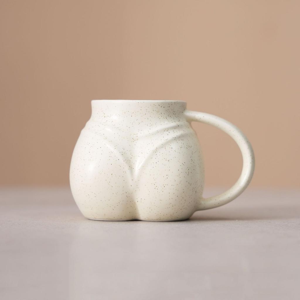 Ceramic Coffee Cup Large Capacity Macaron Color Mug Irregular Latte Cup