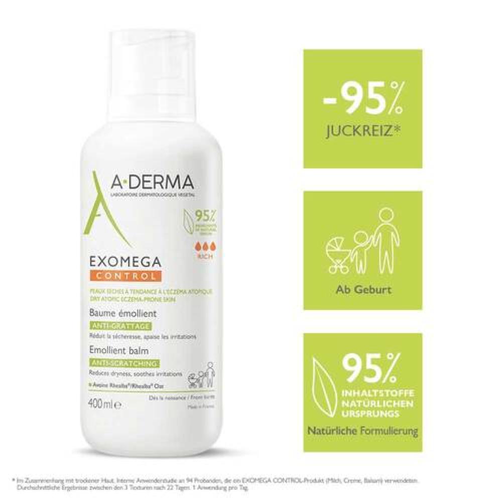 A-Derma Exomega Control Emollient Balsam 400ml