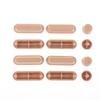 12 Stück Universelle Toilettensitz-Puffer Stopper Stoßdämpfer-Kits Toilettensitz-Puffer Für Badezimmer Toiletten-Zubehör