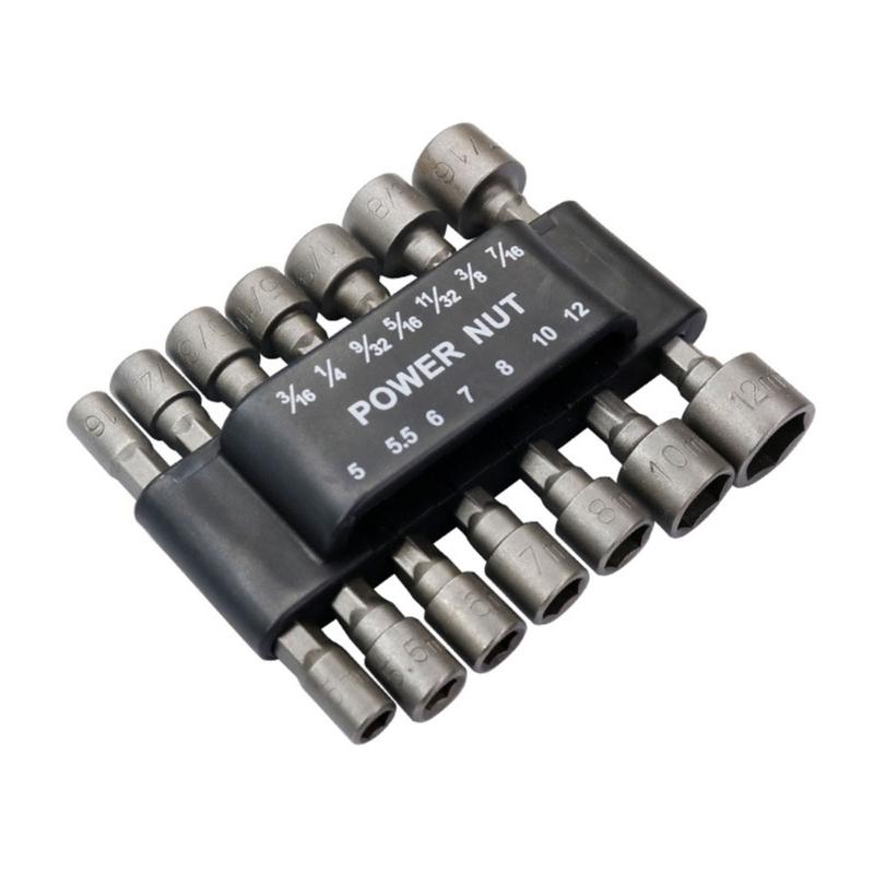 

9 шт./14 шт. Профессиональный эффективный набор торцевых ключей с шестигранной рукояткой, подходит для ручного инструмента, проектов DIY, домашней мастерской 1